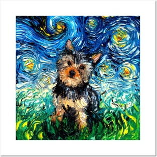 Yorkie Night Posters and Art